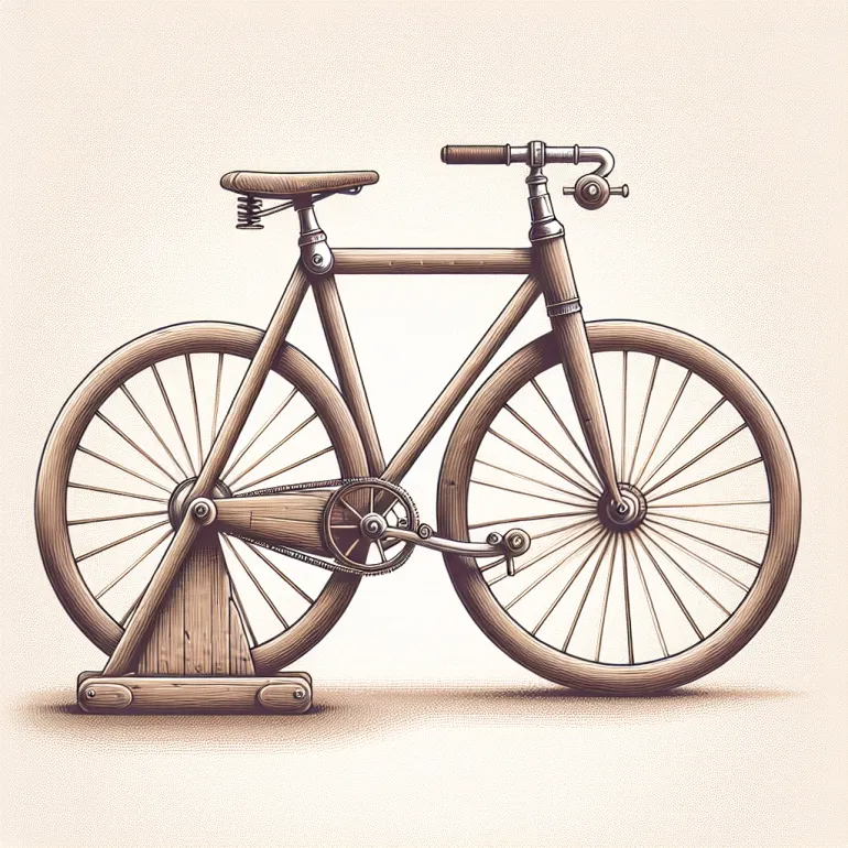 История Изобретения: Первый Деревянный Велосипед и Его Создатель