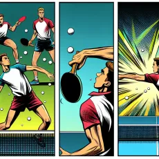 подача мяча в настольном теннисе